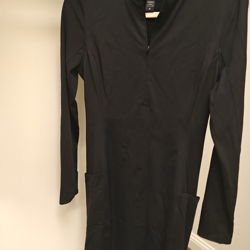 Athleta Black Zip-Up Jacket